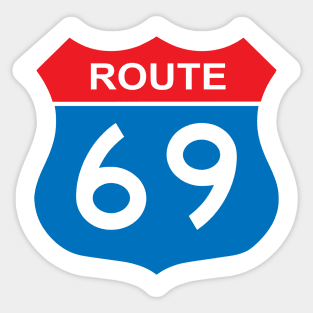 Route 69 Sticker